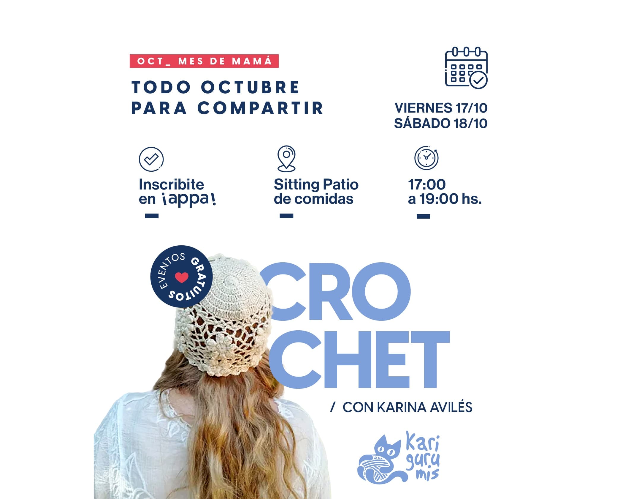 Taller de Crochet con Karina Avilés