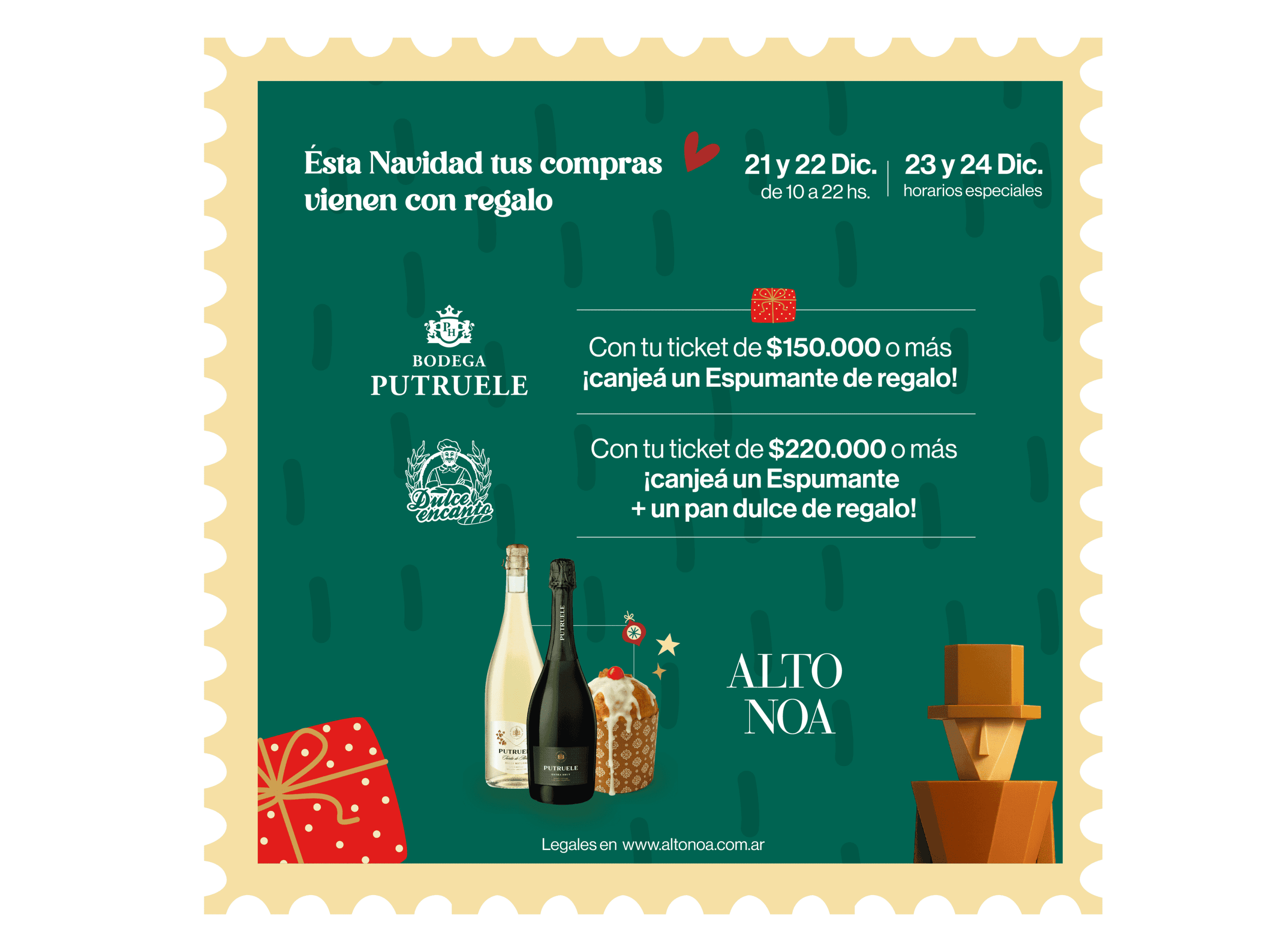 Esta Navidad, tus compras vienen con regalo en Alto Noa