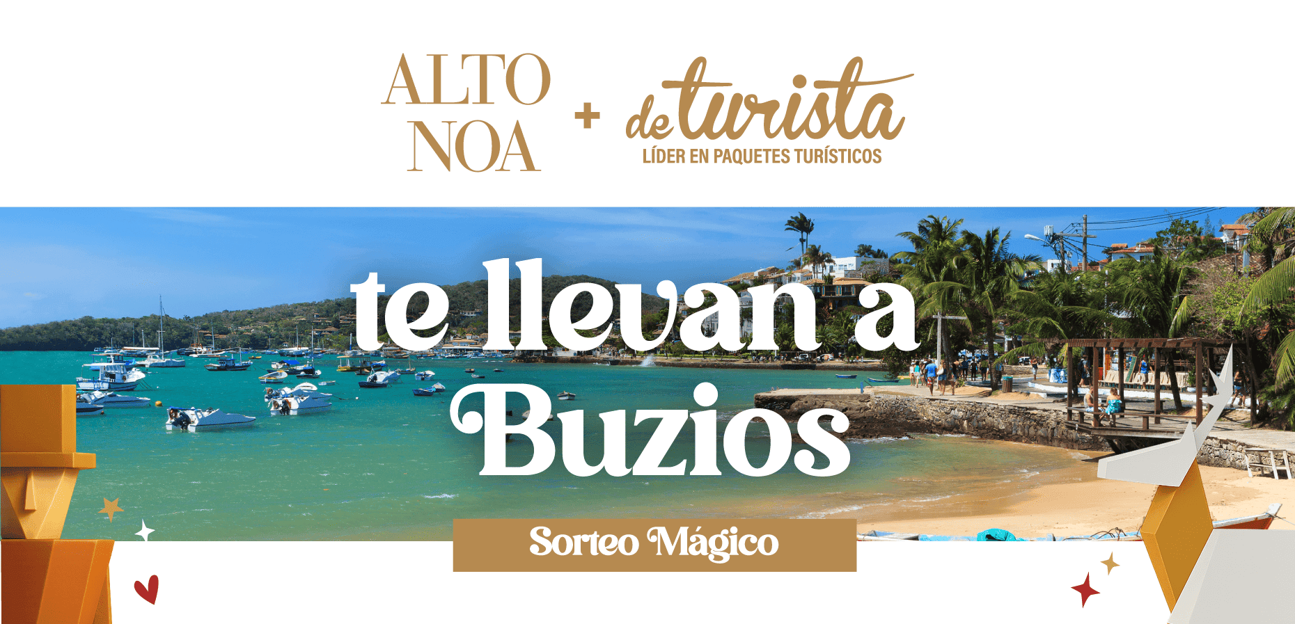 Cargá tu factura y participá por un viaje para dos a Buzios!