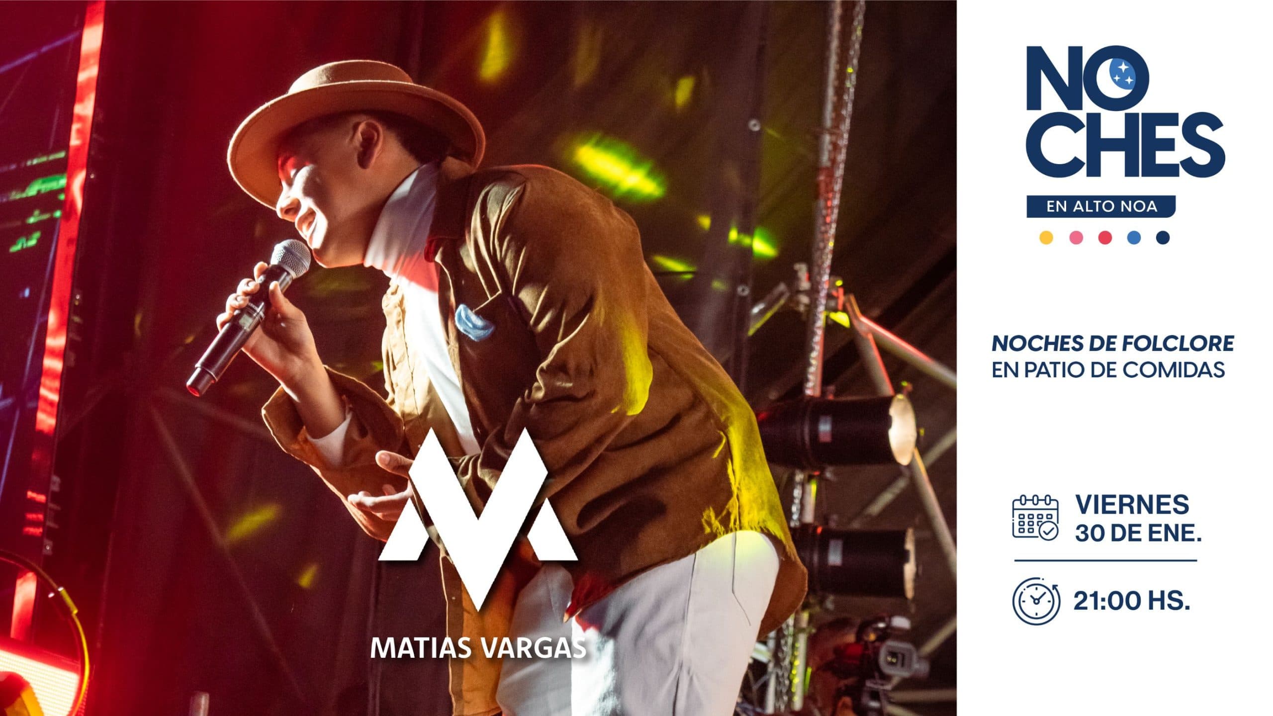 Matías Vargas en Noches de Folclore