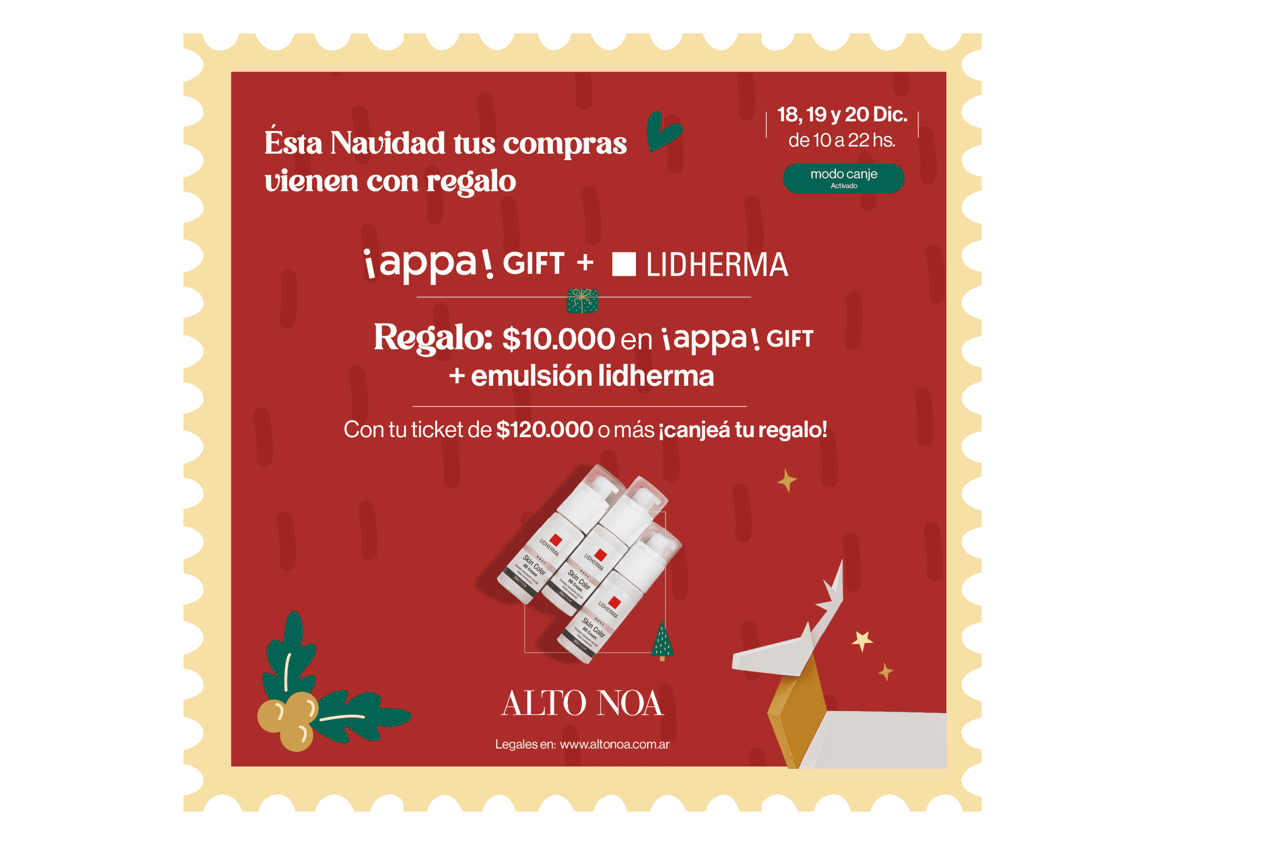 Esta Navidad, tus compras vienen con regalo en Alto Noa